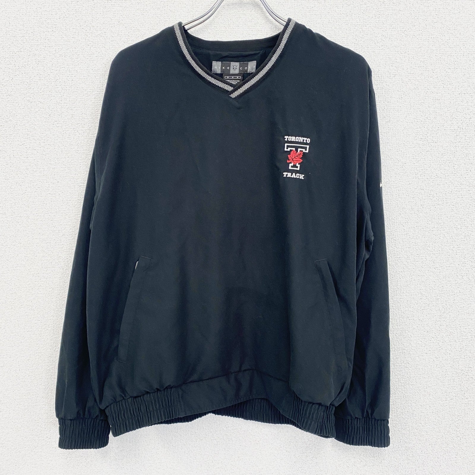 90s NIKE GOLF ナイロン プルオーバー ジャケット L 90s NIKE GOLF ナイキゴルフ プルオーバーナイロンジャケット