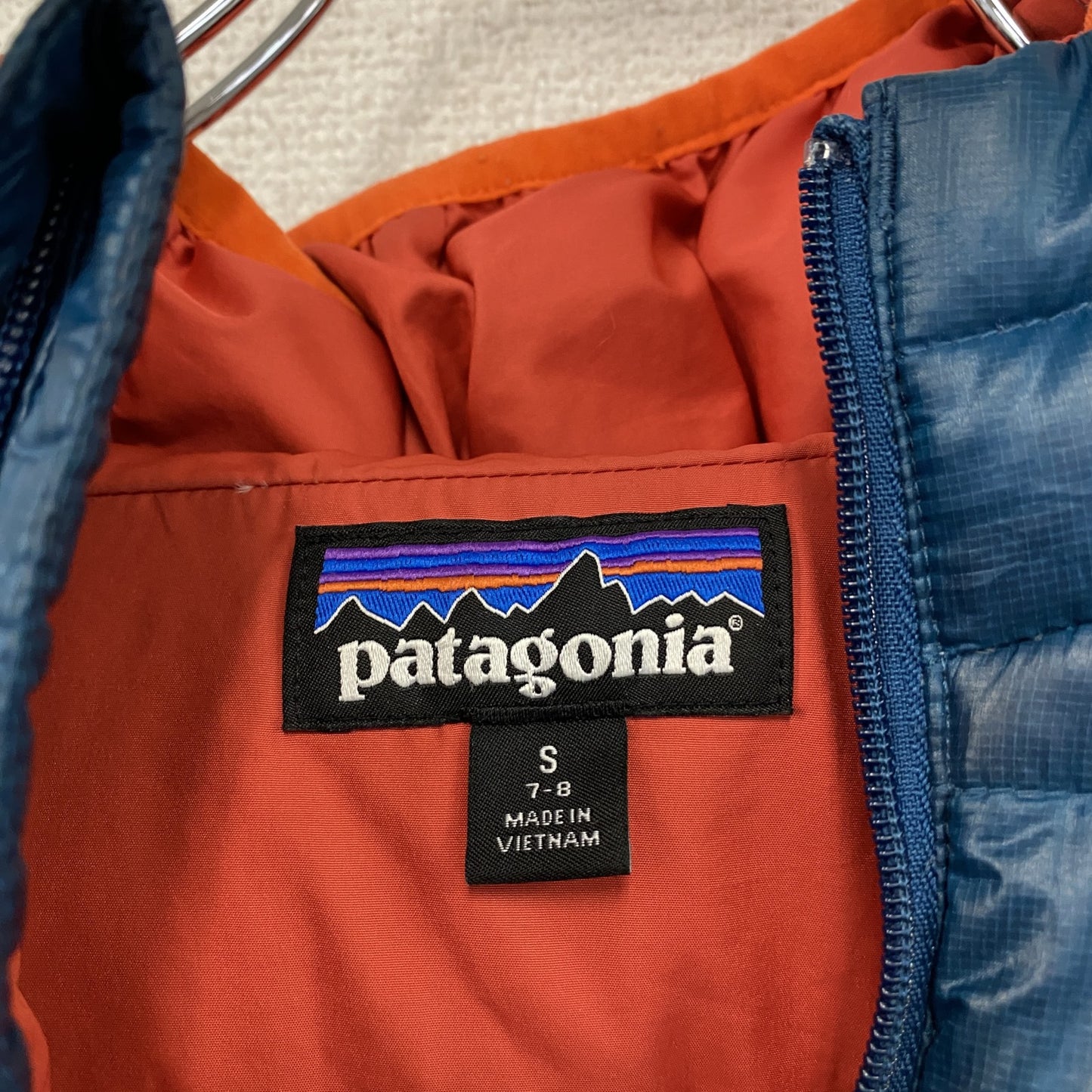 patagonia パタゴニア ハイロフトダウンセーターフーディ ダウンジャケット 青 ブルー Sサイズ