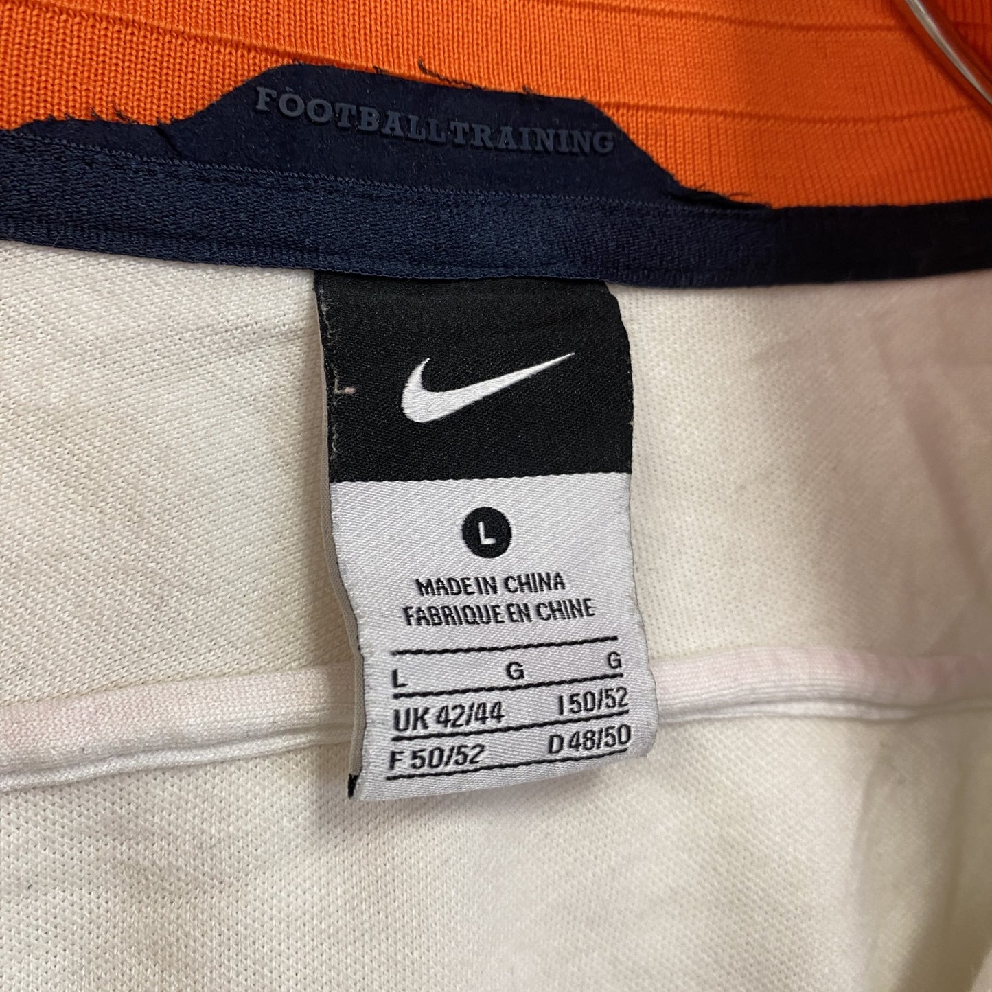 古着 used NIKE ナイキ フルジップトラックジャケット/ジャージ 白 ホワイト Lサイズ