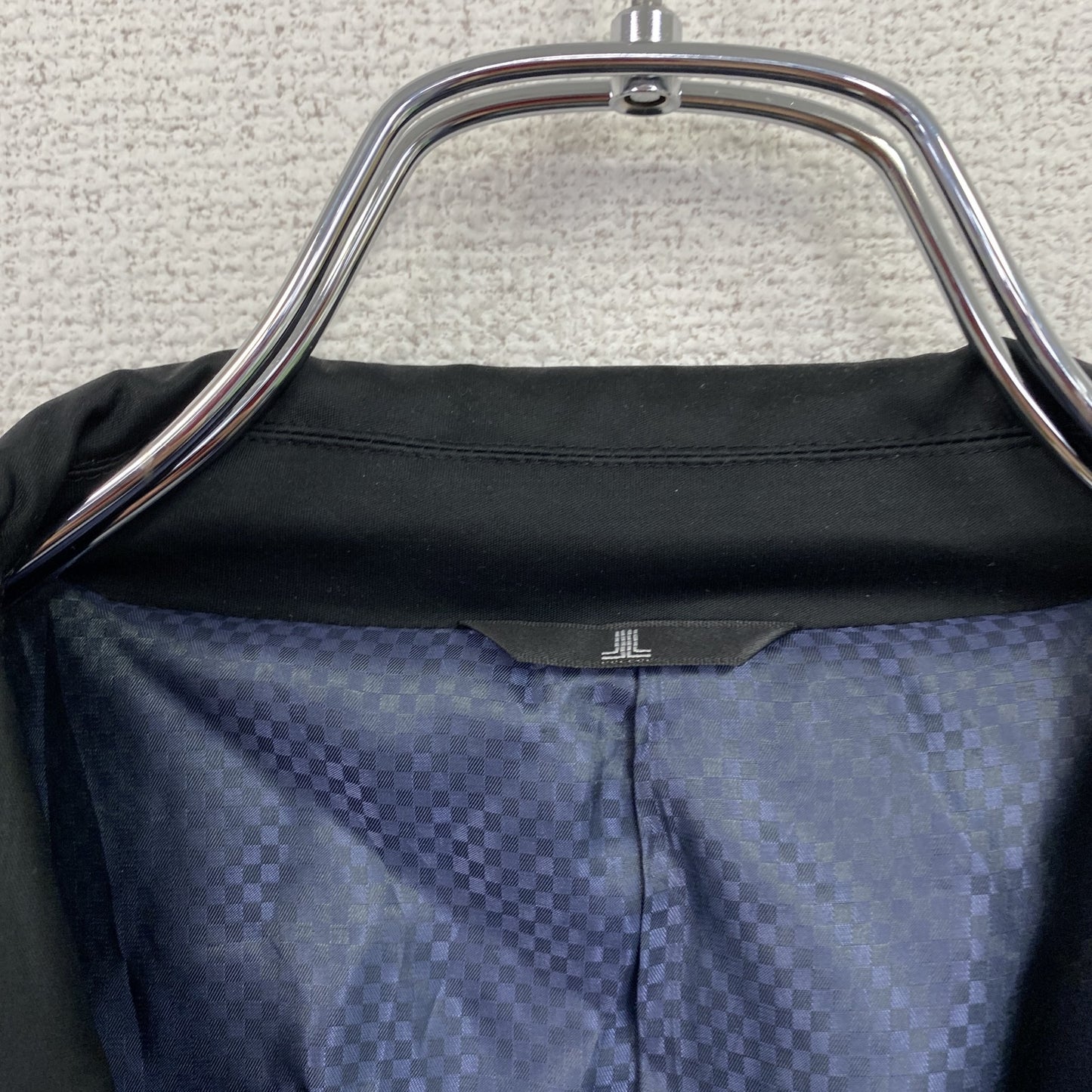 LANVIN ランバン テーラードダウンジャケット ダウン90% 比翼仕立て 黒 ブラック 50サイズ