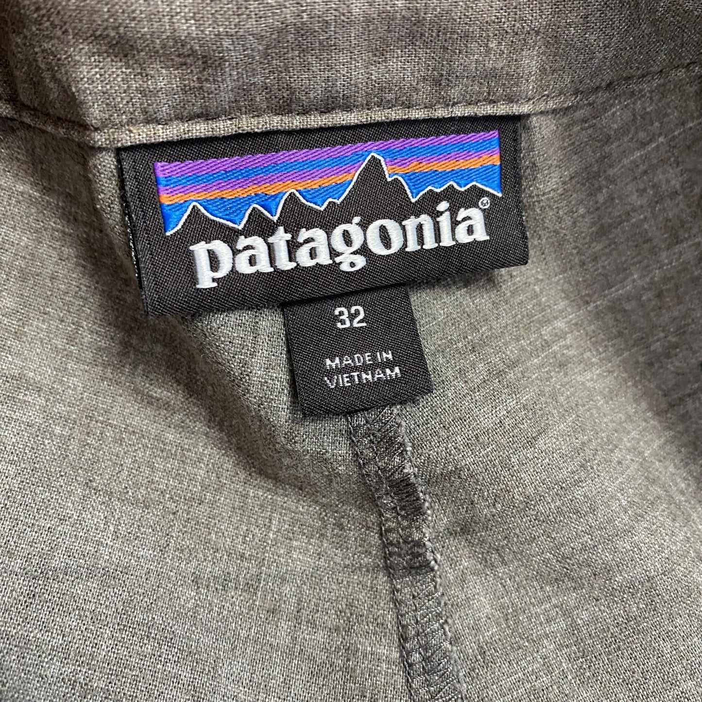 Patagonia パタゴニア ヘンプパンツ ワークパンツ ジップフライ 灰色 グレー 32サイズ
