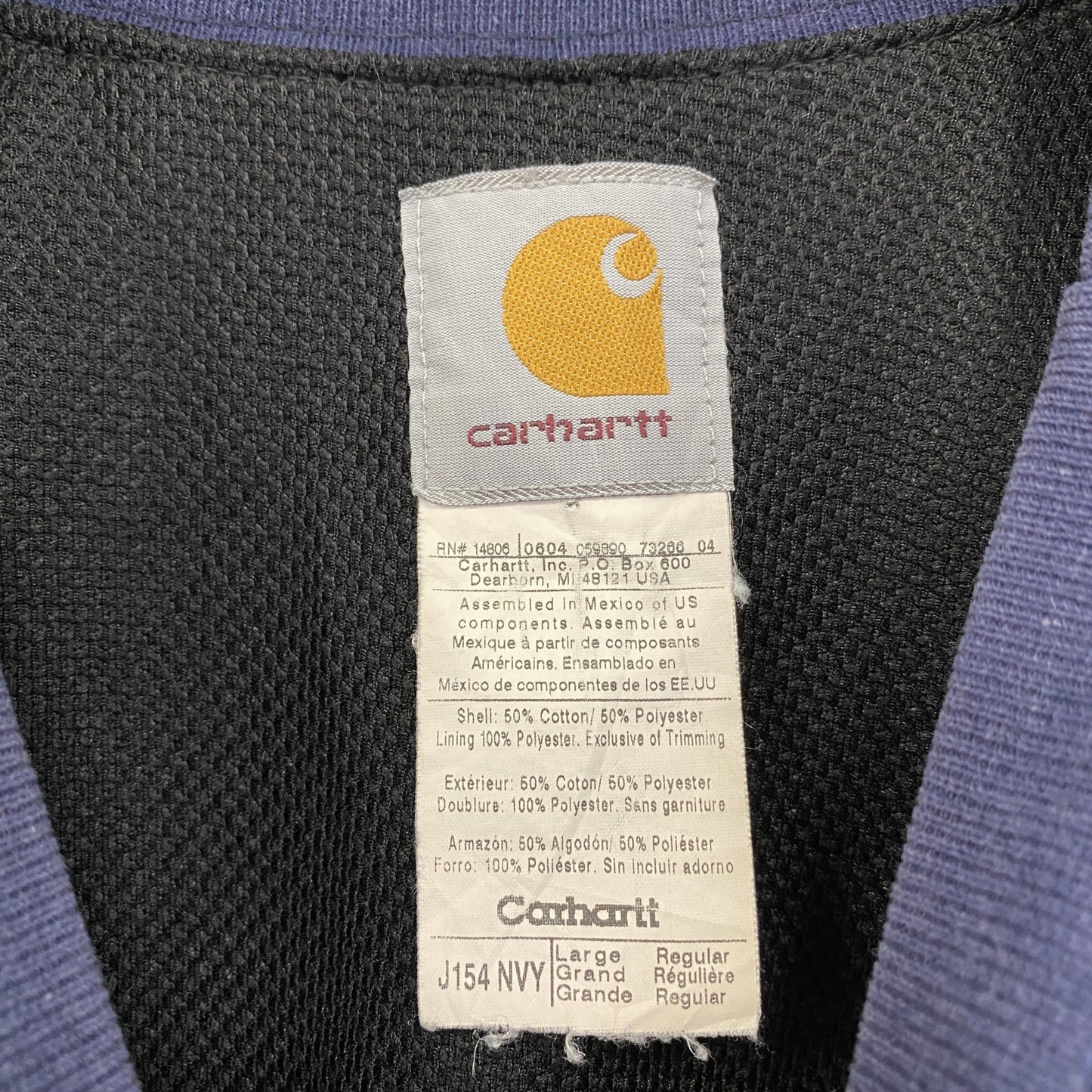 Carhartt カーハート スウェット/トレーナー ダブルフェイス 紺 ネイビー Lサイズ