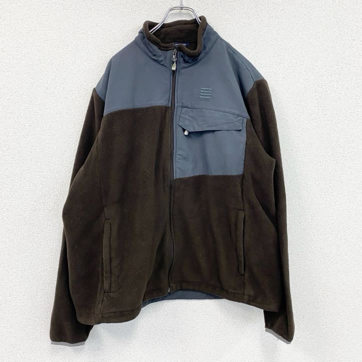 LAND'S END ランズエンド フリースジャケット/ボアジャケット 茶色