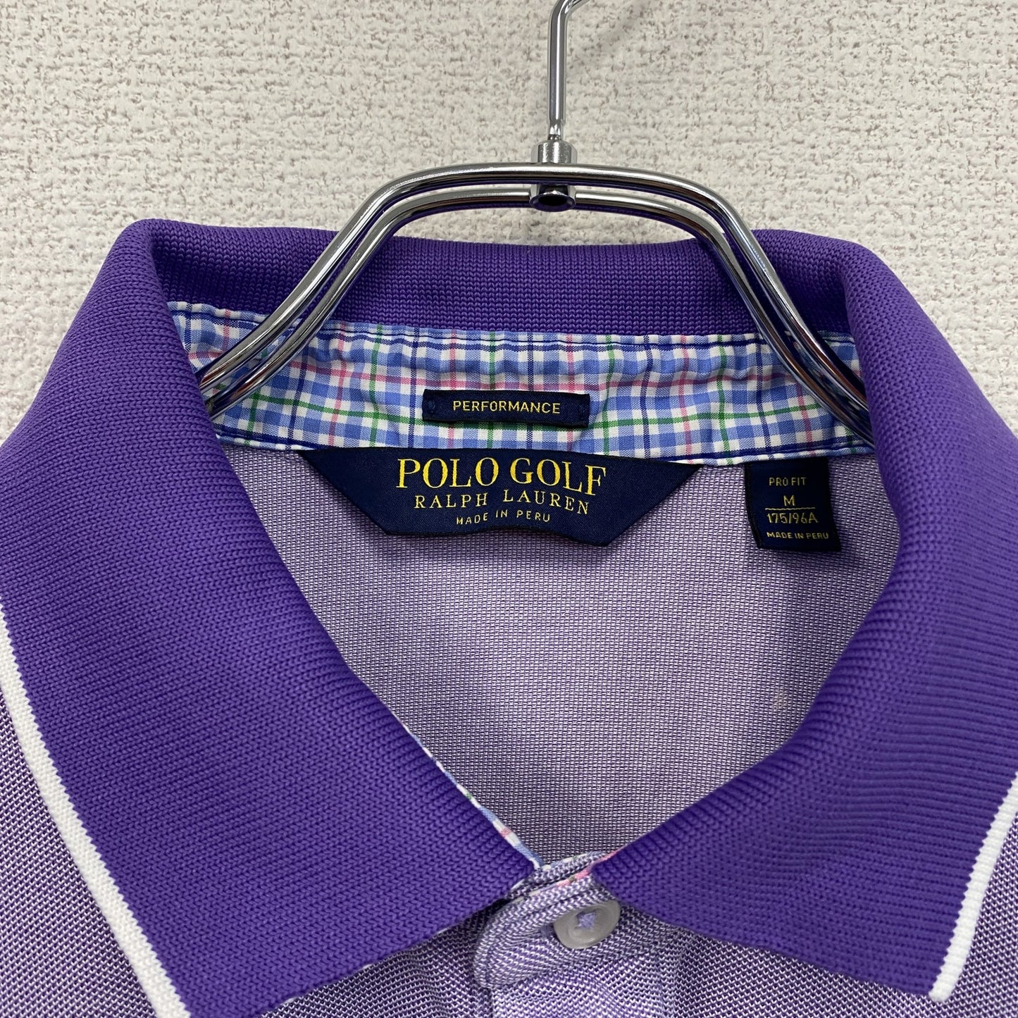 POLO GOLF RALPH LAUREN ポロゴルフラルフローレン 半袖ポロシャツ 紫 パープル Mサイズ