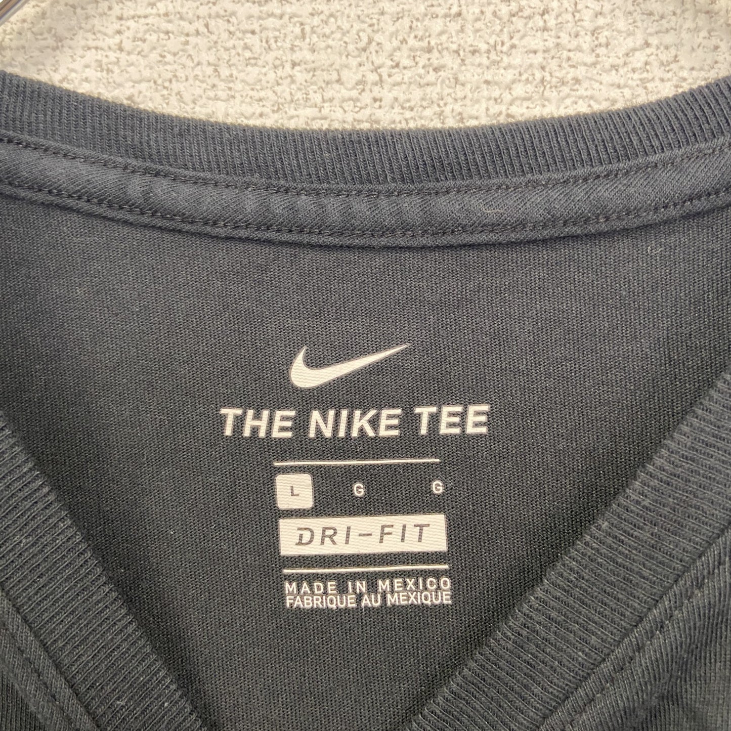 古着 used NIKE ナイキ DRY-FIT 半袖プリントTシャツ EQUALITY. レトロ 黒 ブラック Lサイズ