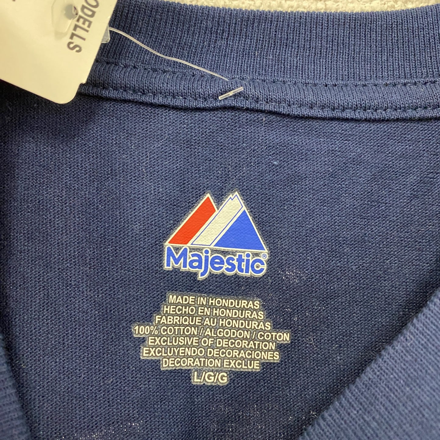 Majestic ニューヨークヤンキース デレクジーター 半袖プリントTシャツ デッドストック 紺 ネイビー Lサイズ