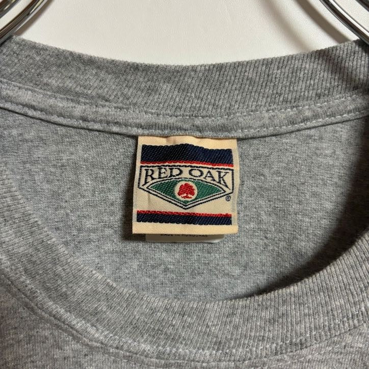 RED OAK 半袖オフィシャルプリントTシャツ アメフト AUBURN IRON BOWL グレー XLサイズ