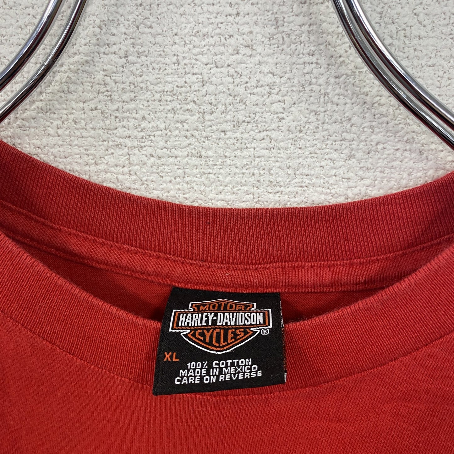 HARLEY DAVIDSON ハーレーダビッドソン 半袖プリントTシャツ 赤 レッド XLサイズ