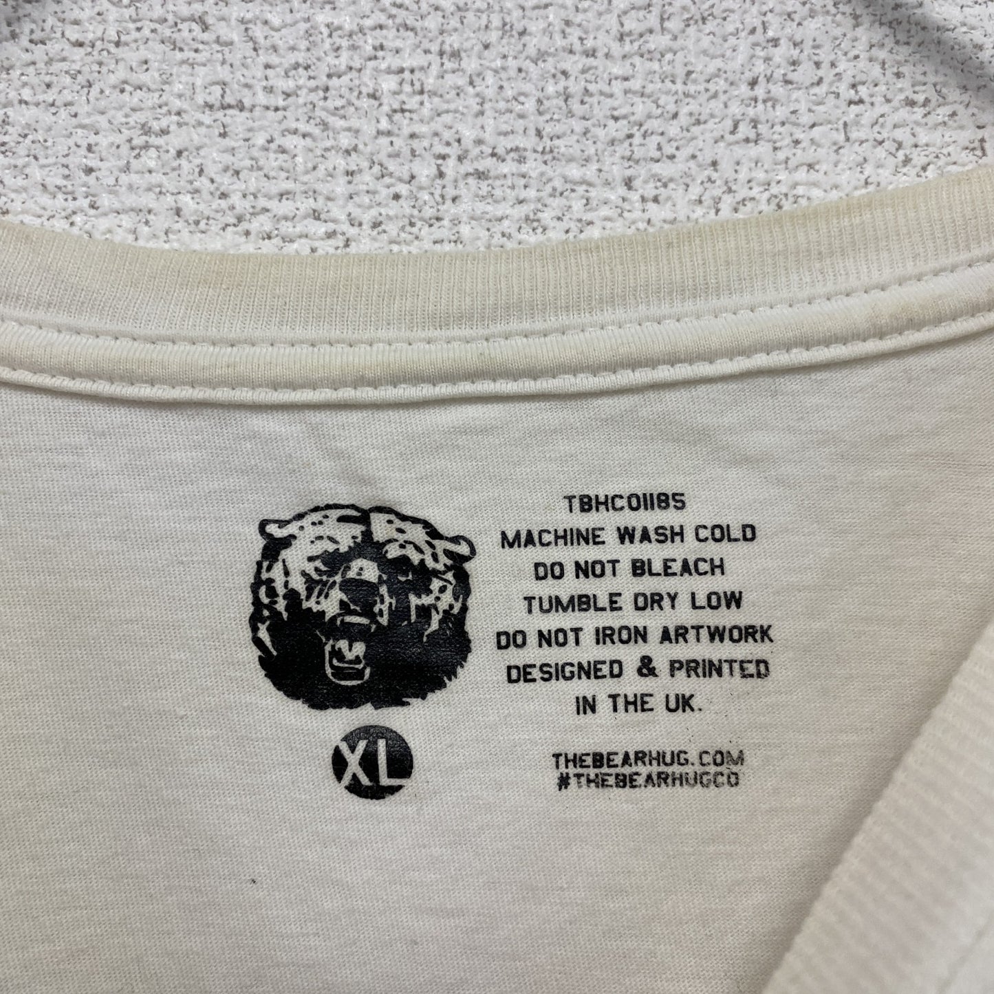 THEBEARHUG.COM ロンスワンソン 半袖プリントTシャツ 白 ホワイト XLサイズ