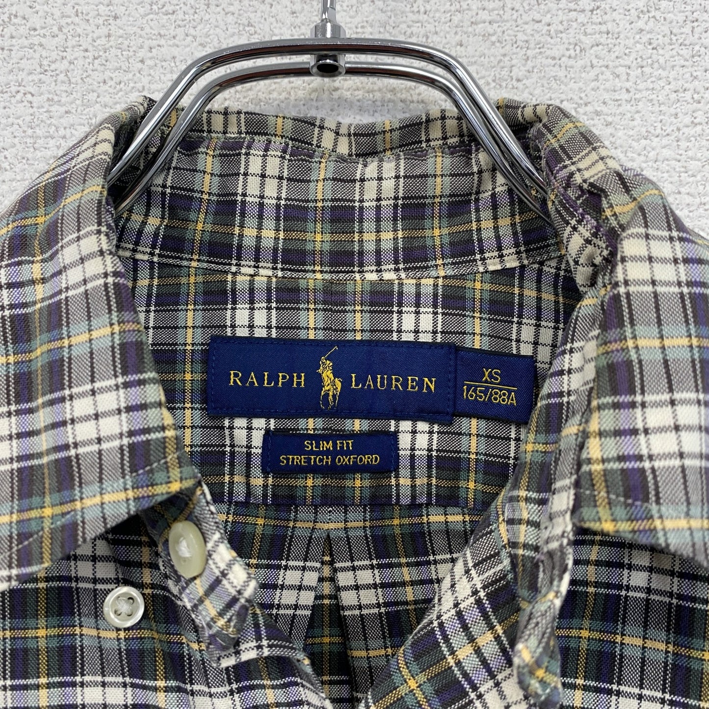 Ralph Lauren ラルフローレン 長袖シャツ ボタンダウンシャツ マルチカラー XSサイズ