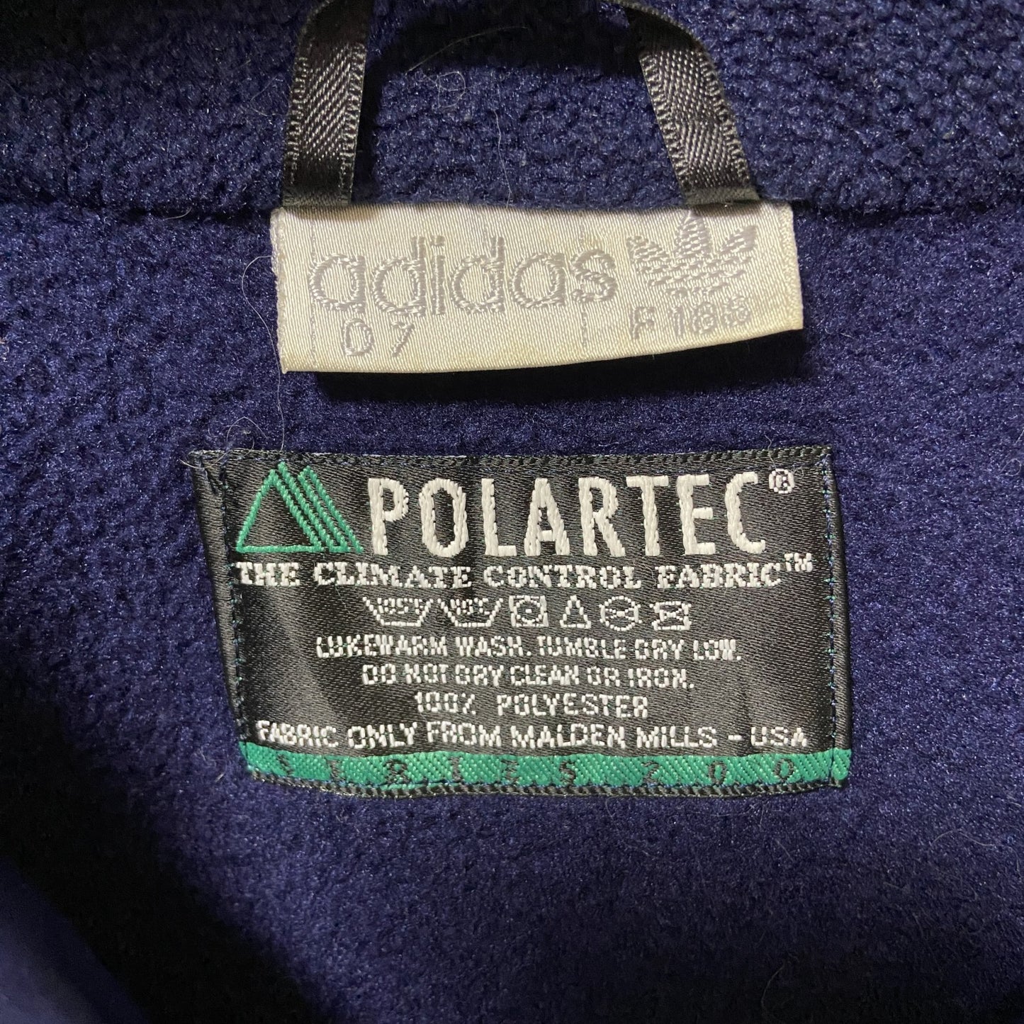 古着 used ~90s adidas アディダス ONE WORLD フリースジャケット トラックジャケット ハイネック