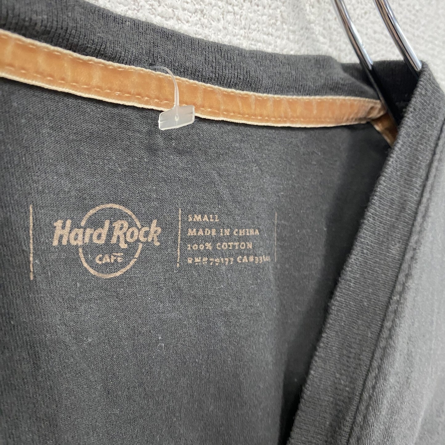 Hard Rock CAFE ハードロックカフェ 半袖プリントTシャツ シングルステッチ 黒 ブラック Sサイズ