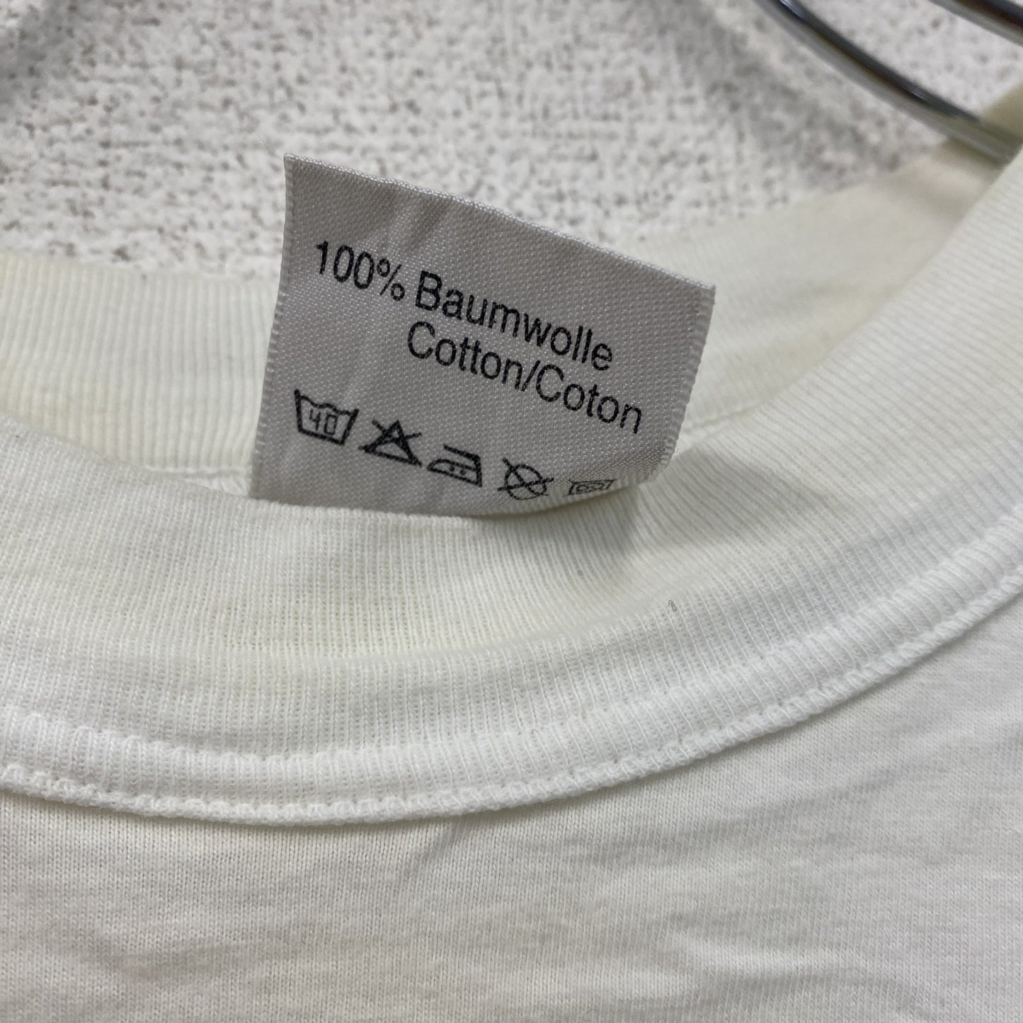 ~00s YORK 半袖プリントTシャツ ユーロヴィンテージ 白 ホワイト 2XLサイズ