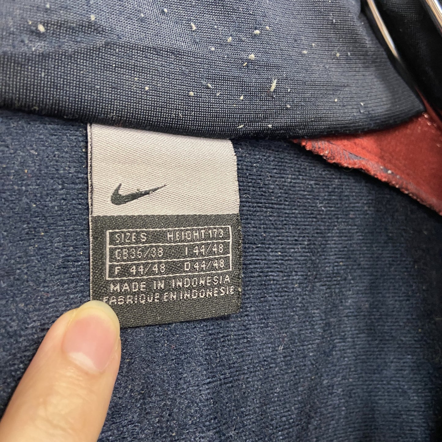 00s NIKE ナイキ トラックジャケット/ジャージ ヴィンテージ 紺 ネイビー Lサイズ