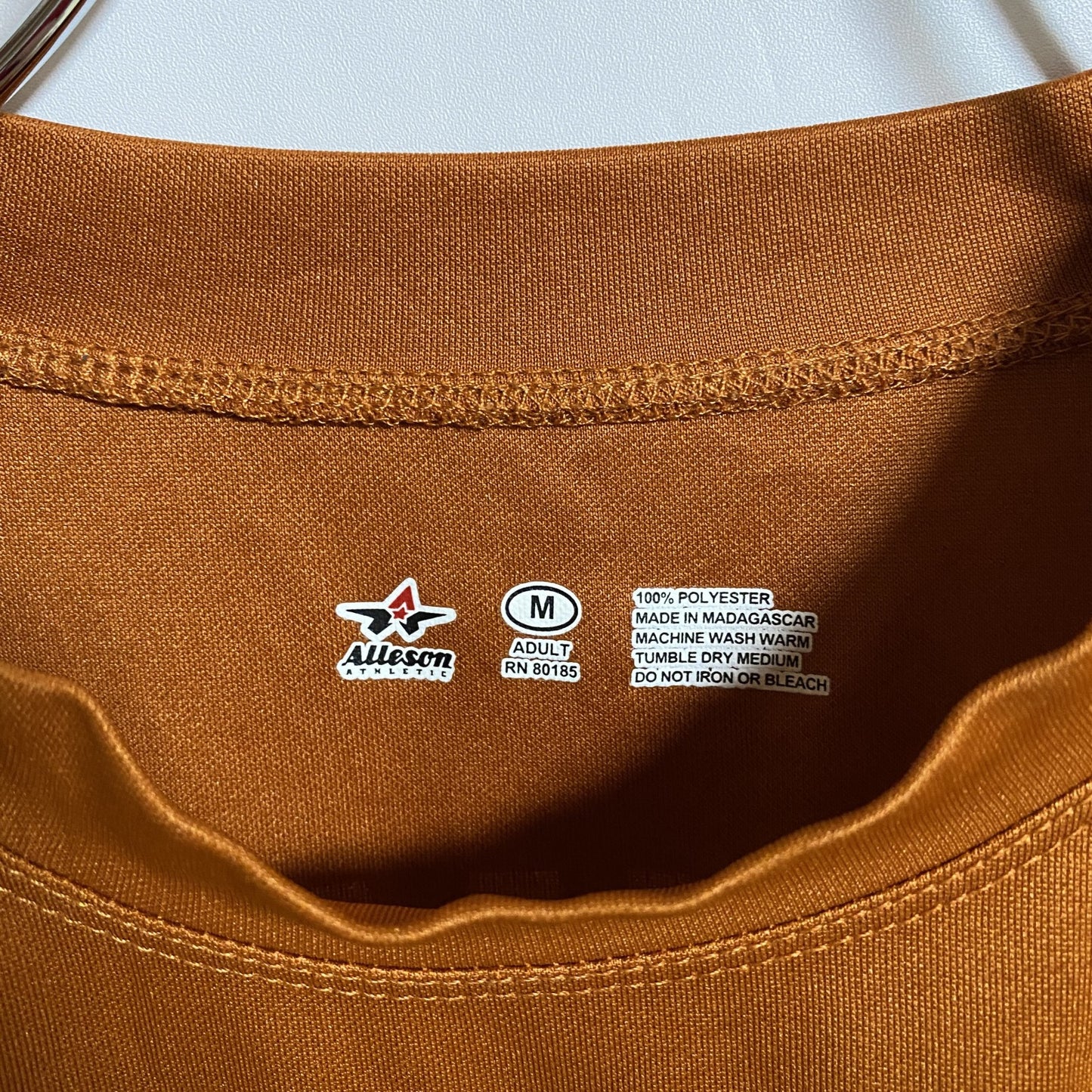 古着 used NIKE ナイキ 半袖ゲームTシャツ TEXAS LONGHORNS オレンジ BASEBALL レトロ Mサイズ