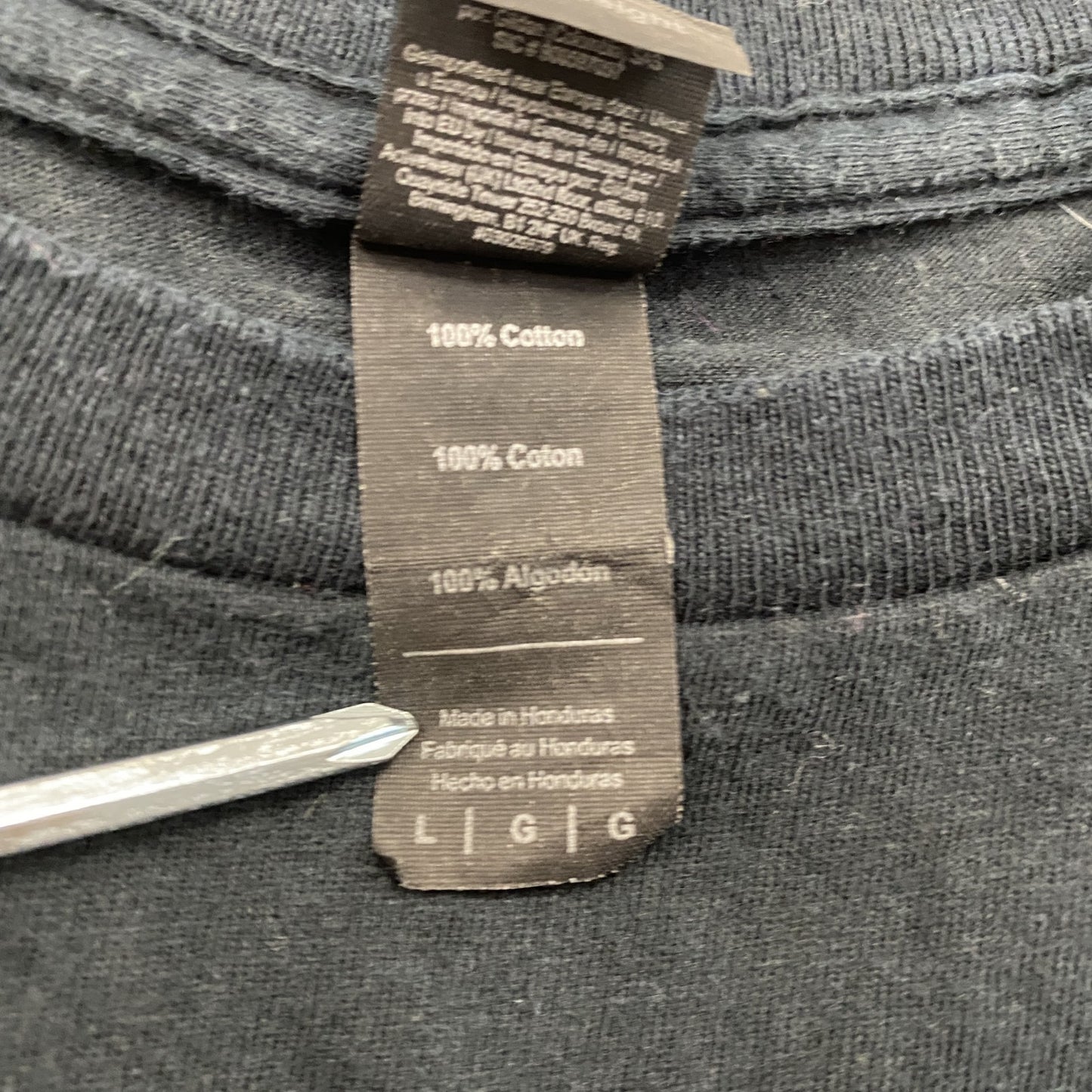 ANVIL 半袖プリントTシャツ 黒 ブラック Lサイズ