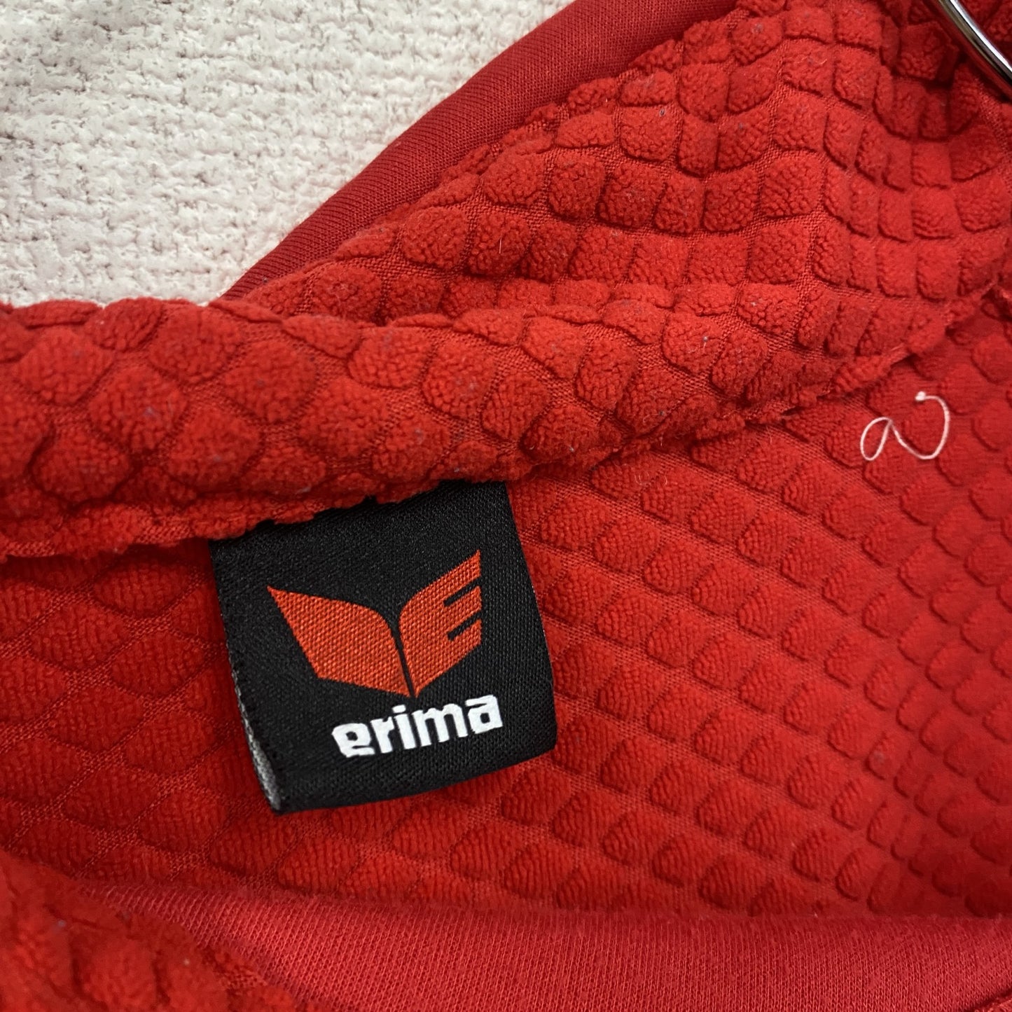 erima トラックジャケット/ジャージ ハーフジップジャケット 赤 レッド 10サイズ