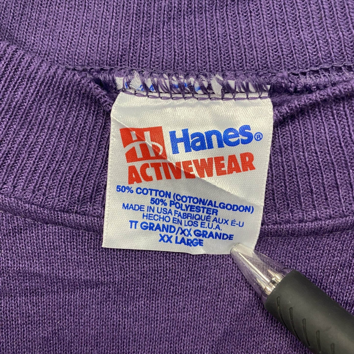 80s~ Hanes LEXINGTON スーベニアプリントスウェット/トレーナー ヴィンテージ 紫 パープル 2XLサイズ