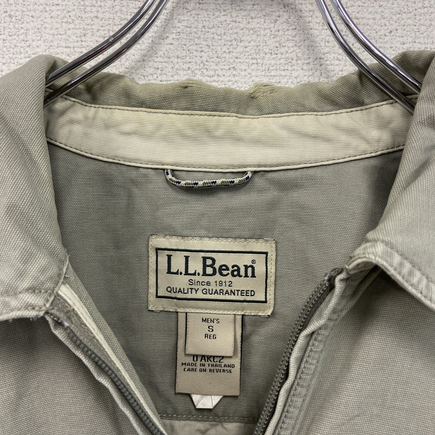 00s~ L.L.Bean エルエルビーン ブルゾン/スイングトップ ヴィンテージ グレージュ Sサイズ