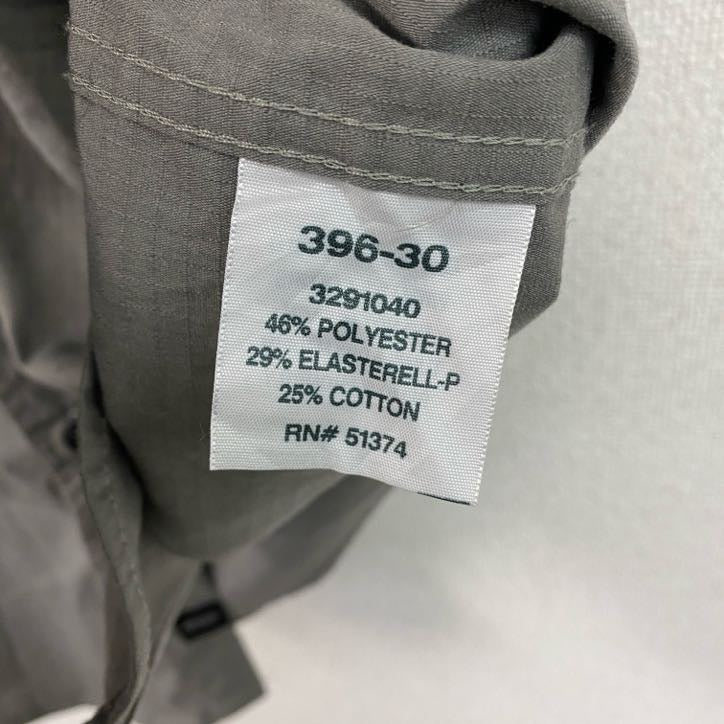 Carhartt カーハート 半袖ワークシャツ ボタンダウンシャツ ダブルポケット 灰色 グレー XLサイズ