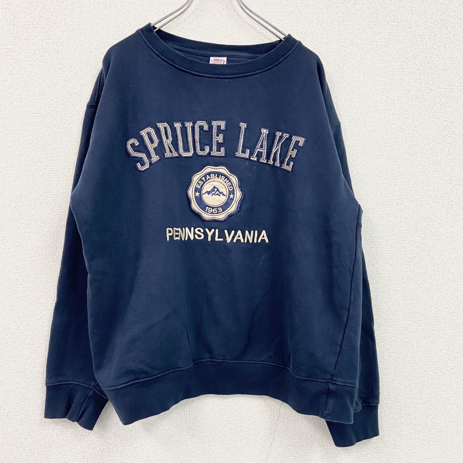 DIMCO Apparel スウェット/トレーナー 紺 ネイビー Lサイズ