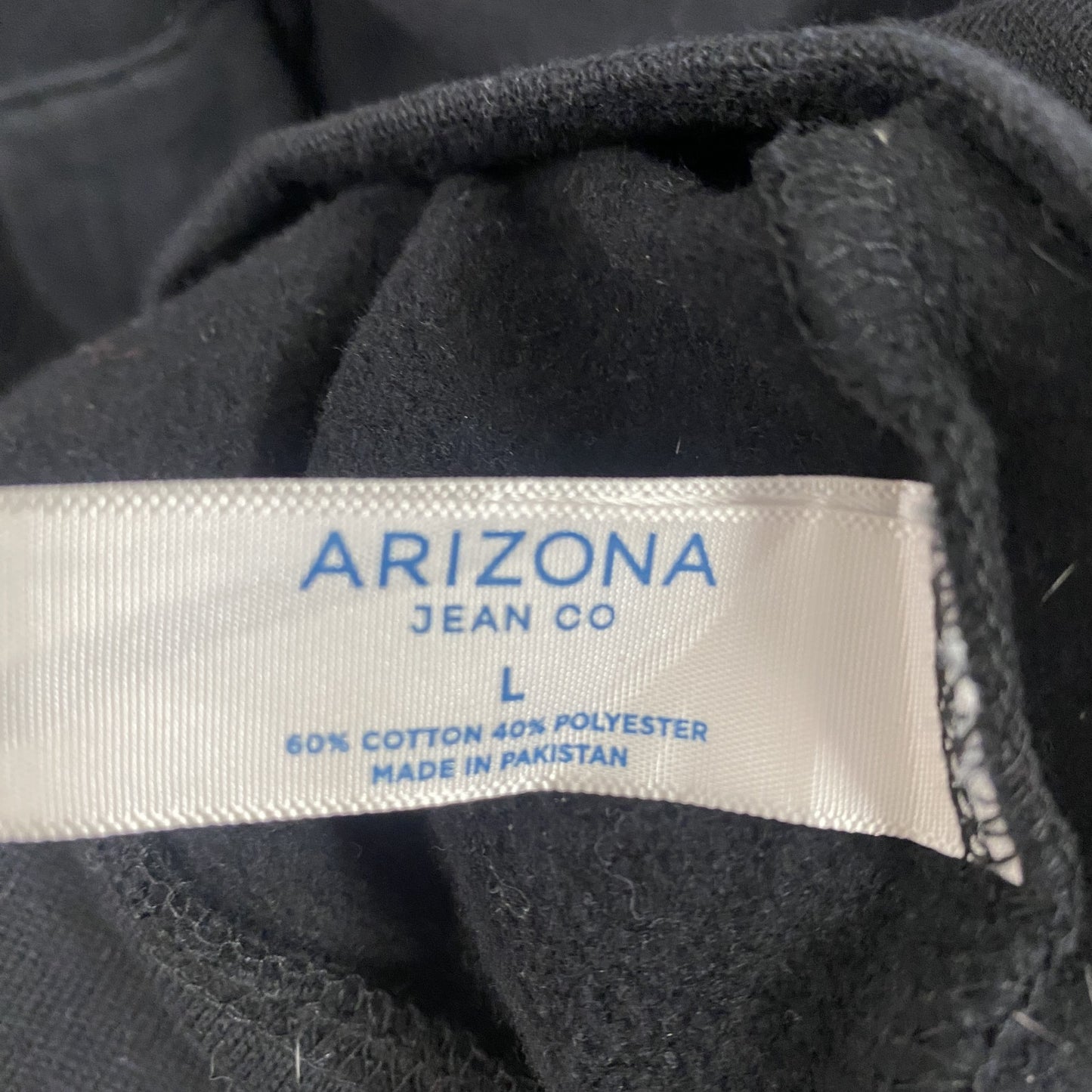 ARIZONA スウェット/トレーナー 黒 ブラック Lサイズ