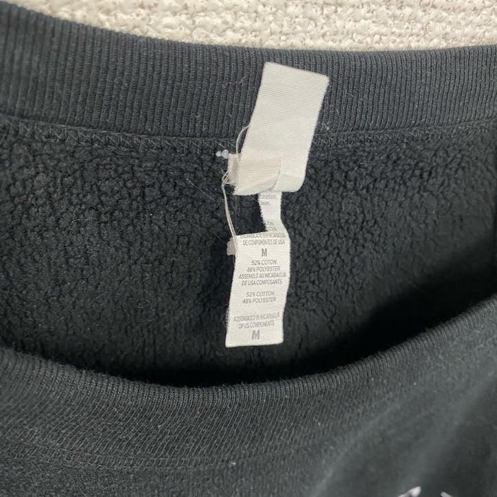 CANVAS スウェット/トレーナー ゲームスウェット 2連プリント 黒 ブラック XLサイズ