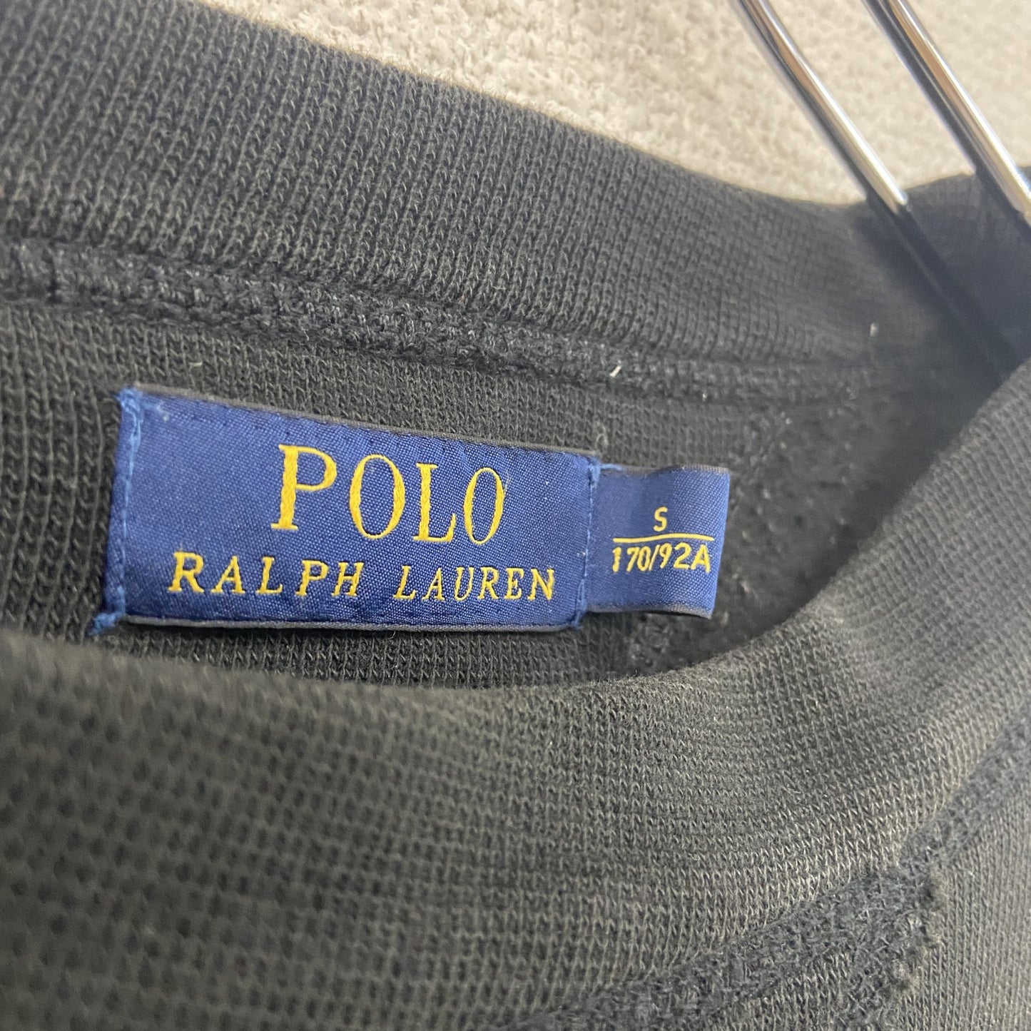 Ralph Lauren ラルフローレン スウェット/トレーナー 前V ワッペン 黒 ブラック