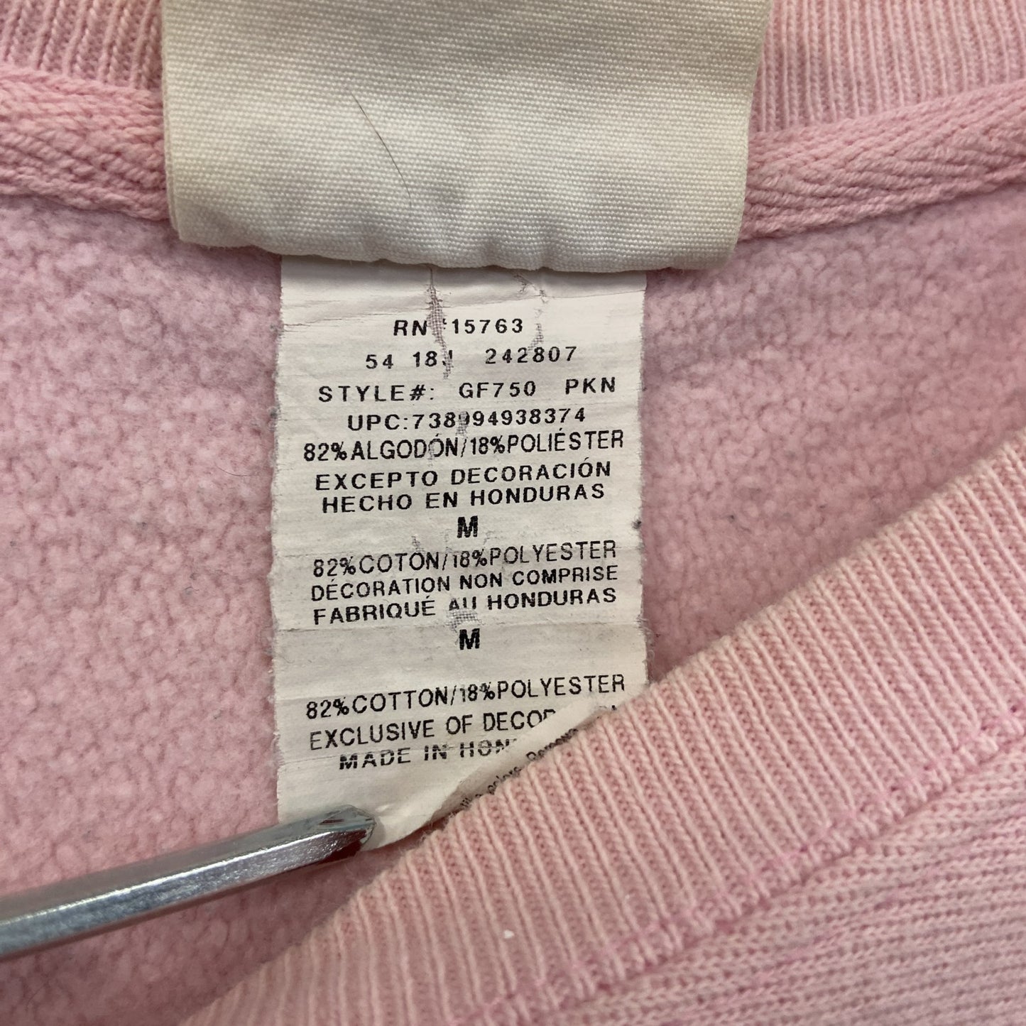 Champion チャンピオン リバースウィーブ スウェット/トレーナー ピンク Mサイズ