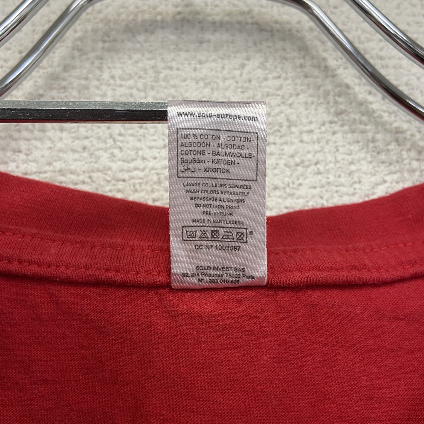 SOL’S バイエル・レバークーゼン シュテファン・キースリング 半袖Tシャツ 赤 レッド Mサイズ