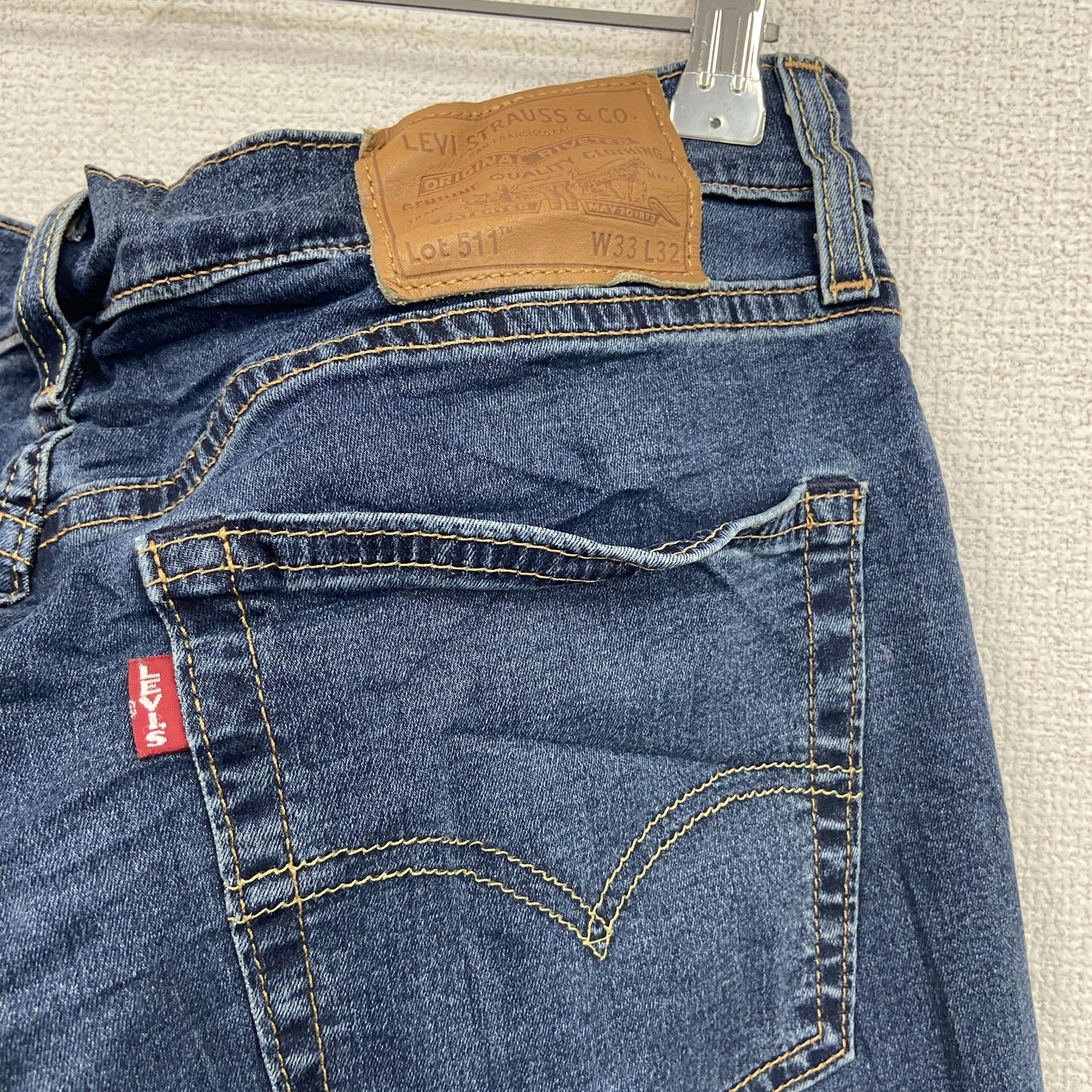 Levi’s PREMIUM リーバイス 511 デニムパンツ/ジーンズ ジップフライ インディゴ W33サイズ