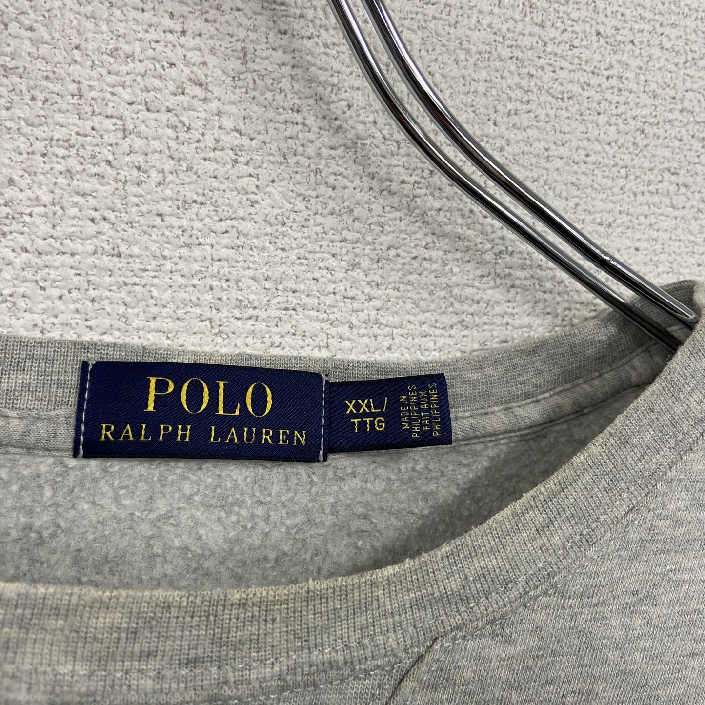 POLO RALPH LAUREN ポロ・ラルフローレン スウェット/トレーナー 前V 灰色 グレー XXLサイズ