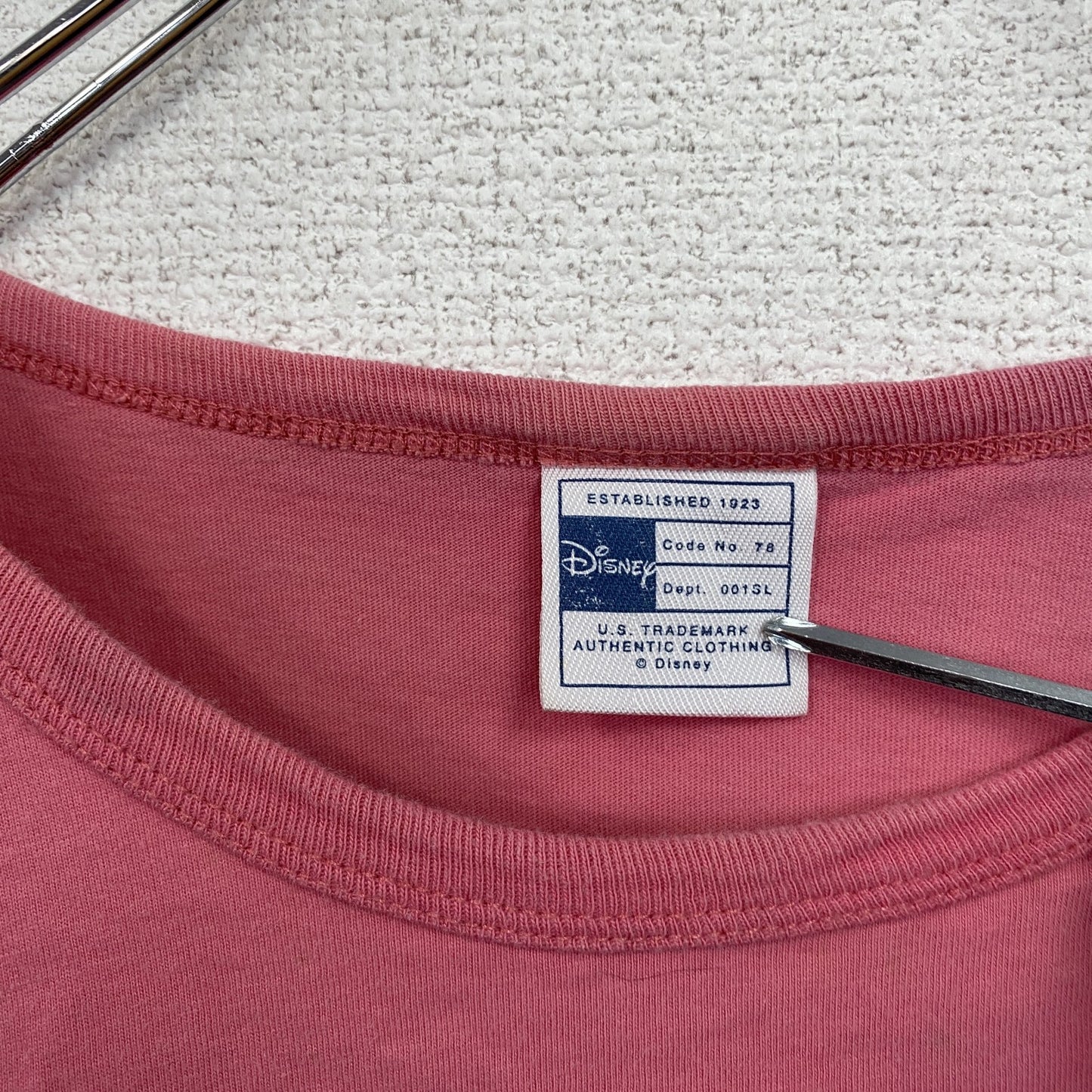 Disney ディズニー Mickey Mouse ミッキーマウス 半袖プリントTシャツ キャラクターT ピンク