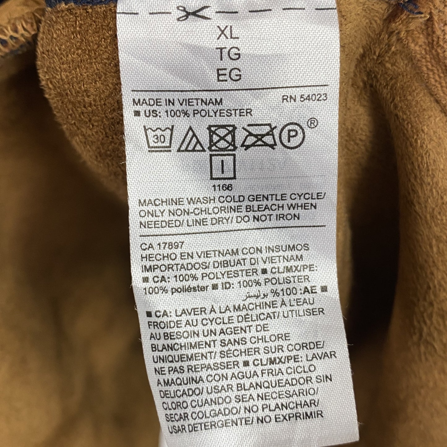 OLD NAVY オールドネイビー フリースジャケット/ボアジャケット 紺 ネイビー XLサイズ