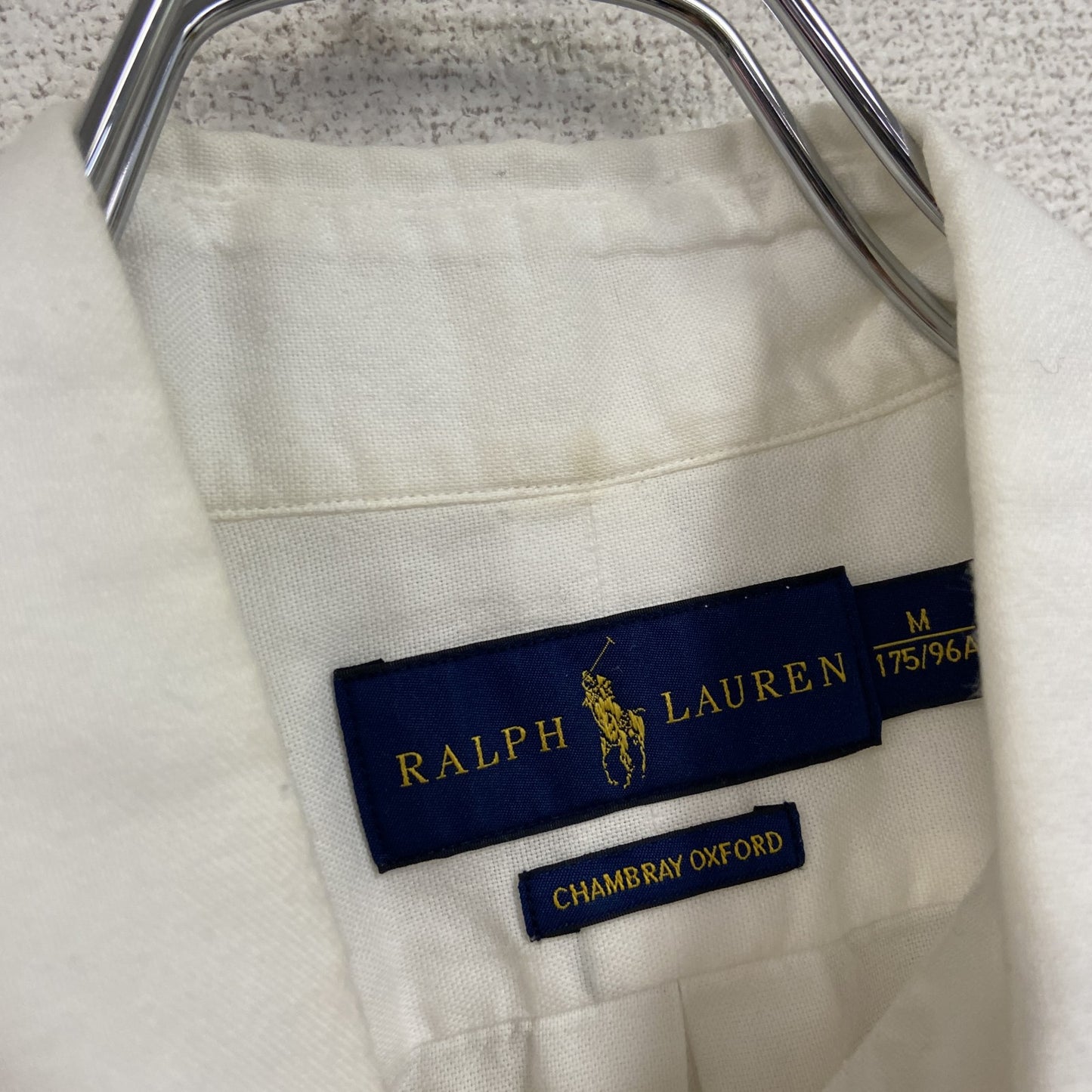 Ralph Lauren ラルフローレン 半袖シャツ ボタンダウンシャツ 白 ホワイト Mサイズ