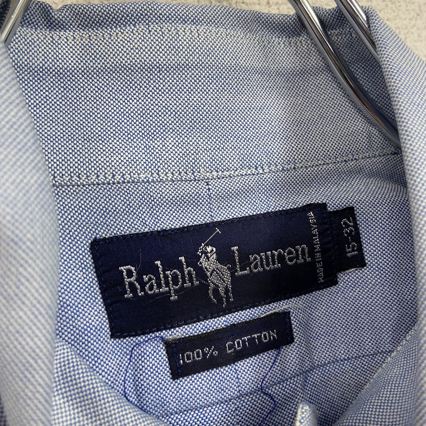 Ralph Lauan ラルフローレン 長袖シャツ ボタンダウンシャツ ライトブルー 15~32サイズ