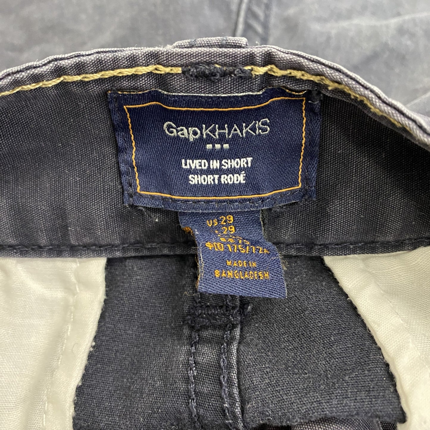 GAP KHAKIS ギャップ カーキス カーゴショートパンツ ハーフパンツ/ショートパンツ 紺 ネイビー 29サイズ