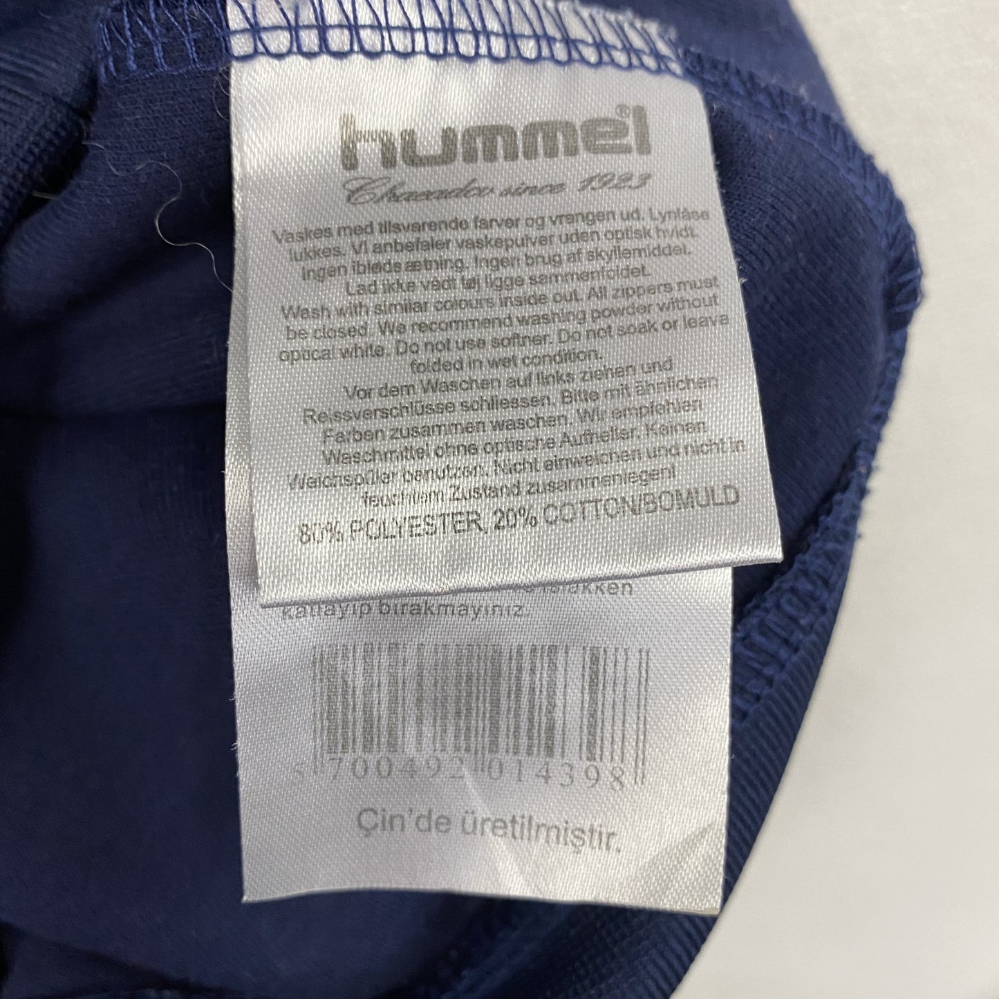 hummel ヒュンメル トラックジャケット/ジャージ 紺 ネイビー XLサイズ