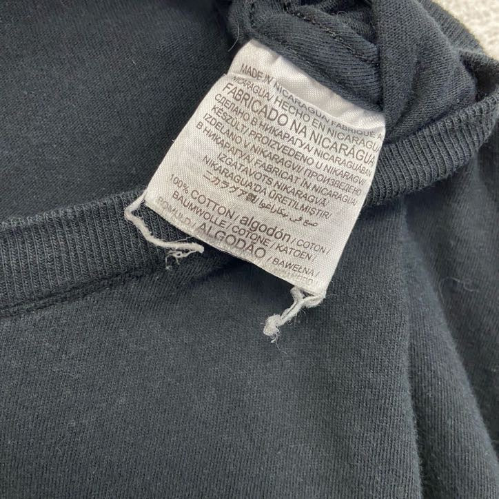 古着 used NIKE ナイキ MLB 半袖プリントTシャツ オークランドアスレチックス 黒 ブラック 2XLサイズ