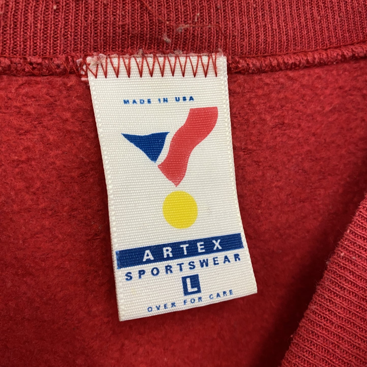ARTEX スウェット/トレーナー 赤 レッド Lサイズ