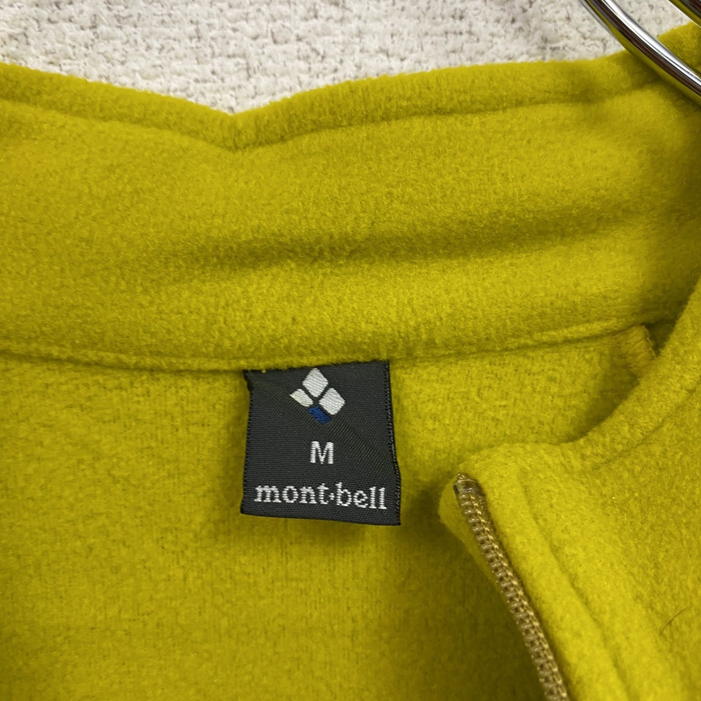 mont-bell モンベル シャミースジャケット フリースジャケット 黄色 イエロー Mサイズ