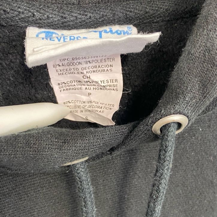 00s champion チャンピオン リバースウィーブ スウェットパーカー/フーディー 黒 ブラック Sサイズ