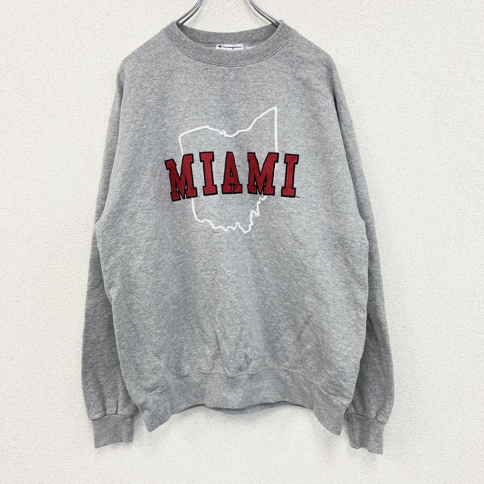 champion チャンピオン スウェット/トレーナー MIAMI 霜降りグレー L