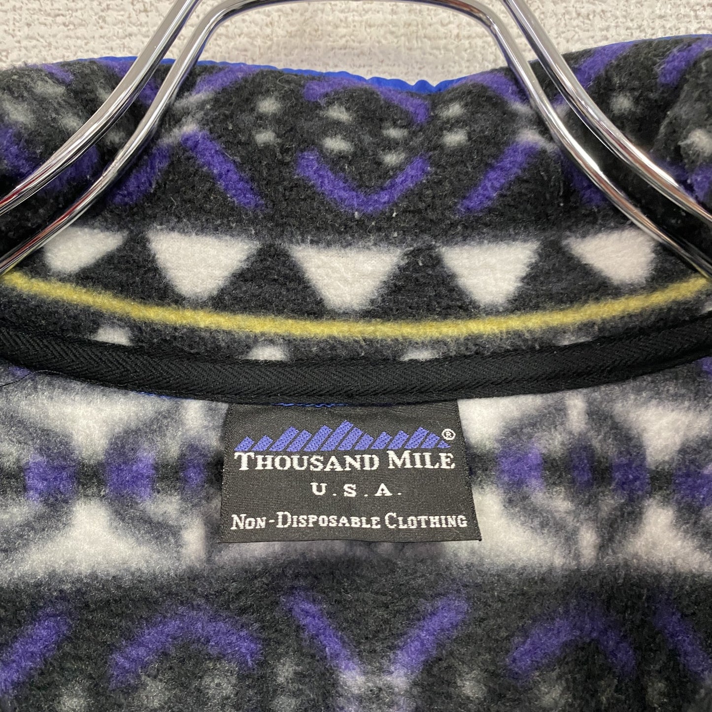 THOUSAND MILE サウザンドマイル フリースベスト/ボアベスト 青 ブルー