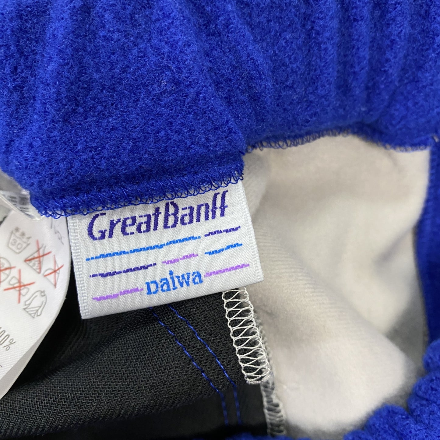 Great Banff グレートバンフ DAIWA フリースパンツ GORE WIND STOPPER 青 ブルー Mサイズ