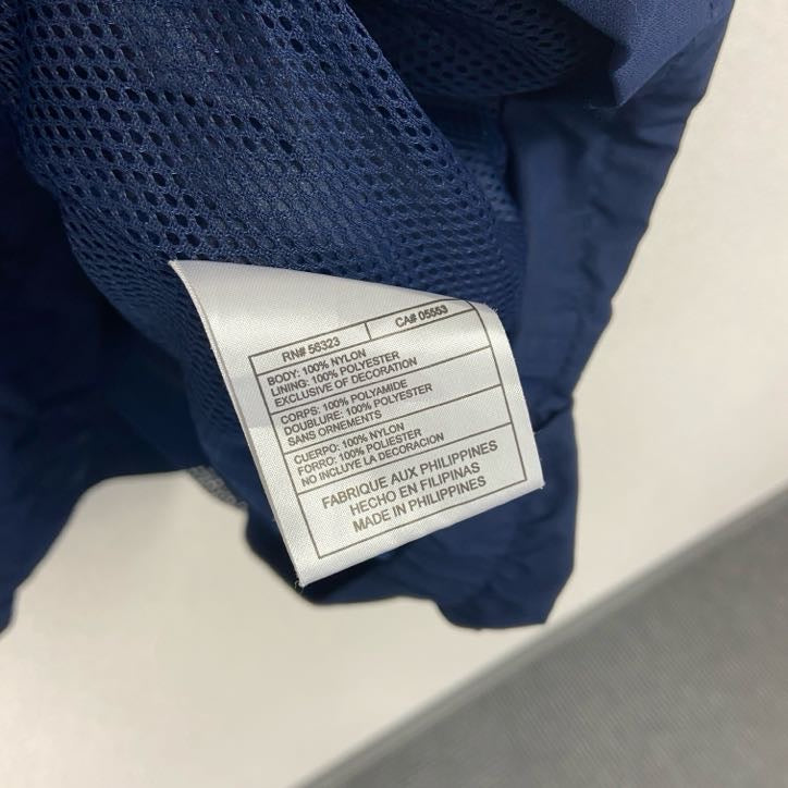 NIKE ナイキ プルオーバージャケット 刺繍ロゴ フットボール 紺 ネイビー 2XLサイズ