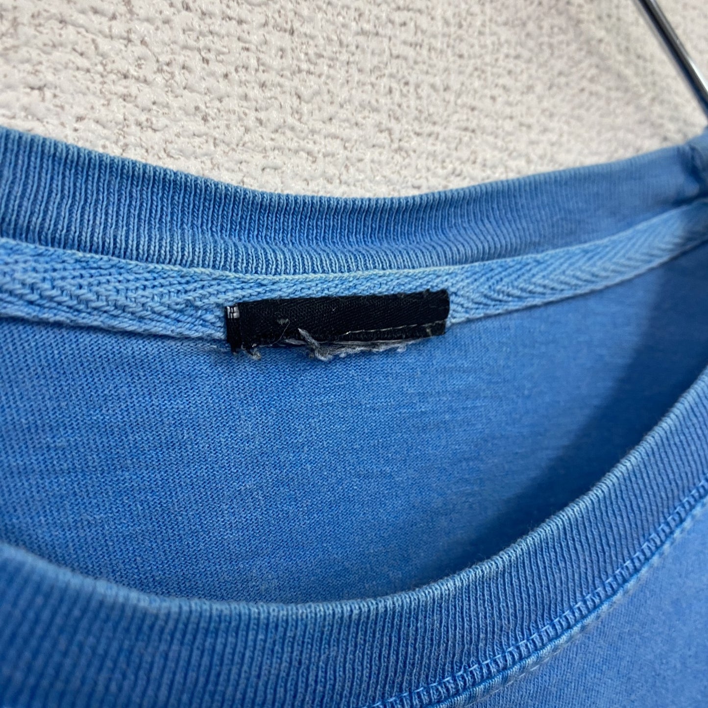 HARLEY DAVIDSON ハーレーダビッドソン 半袖両面プリントTシャツ ポケT 水色 ライトブルー