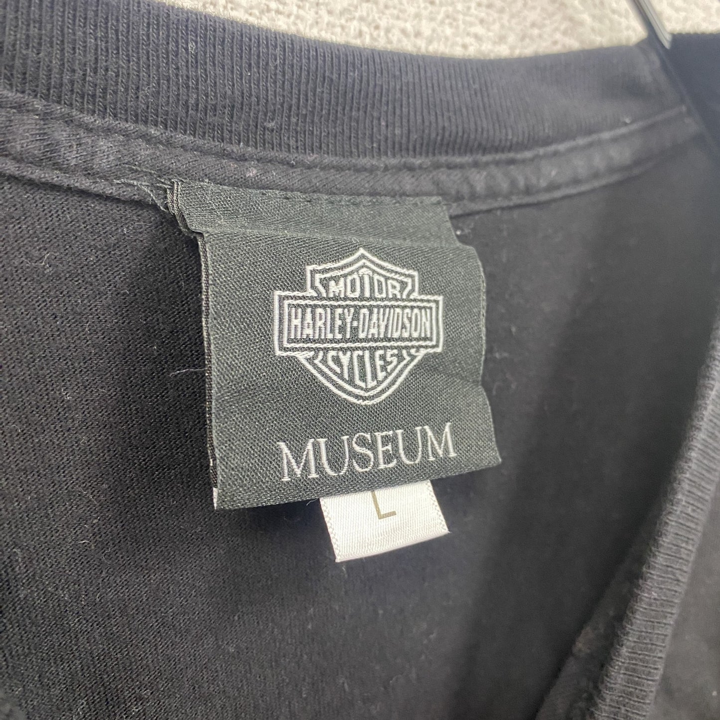 HARLEY DAVIDSON ハーレーダビッドソン 半袖No.1プリントTシャツ 黒 ブラック Lサイズ