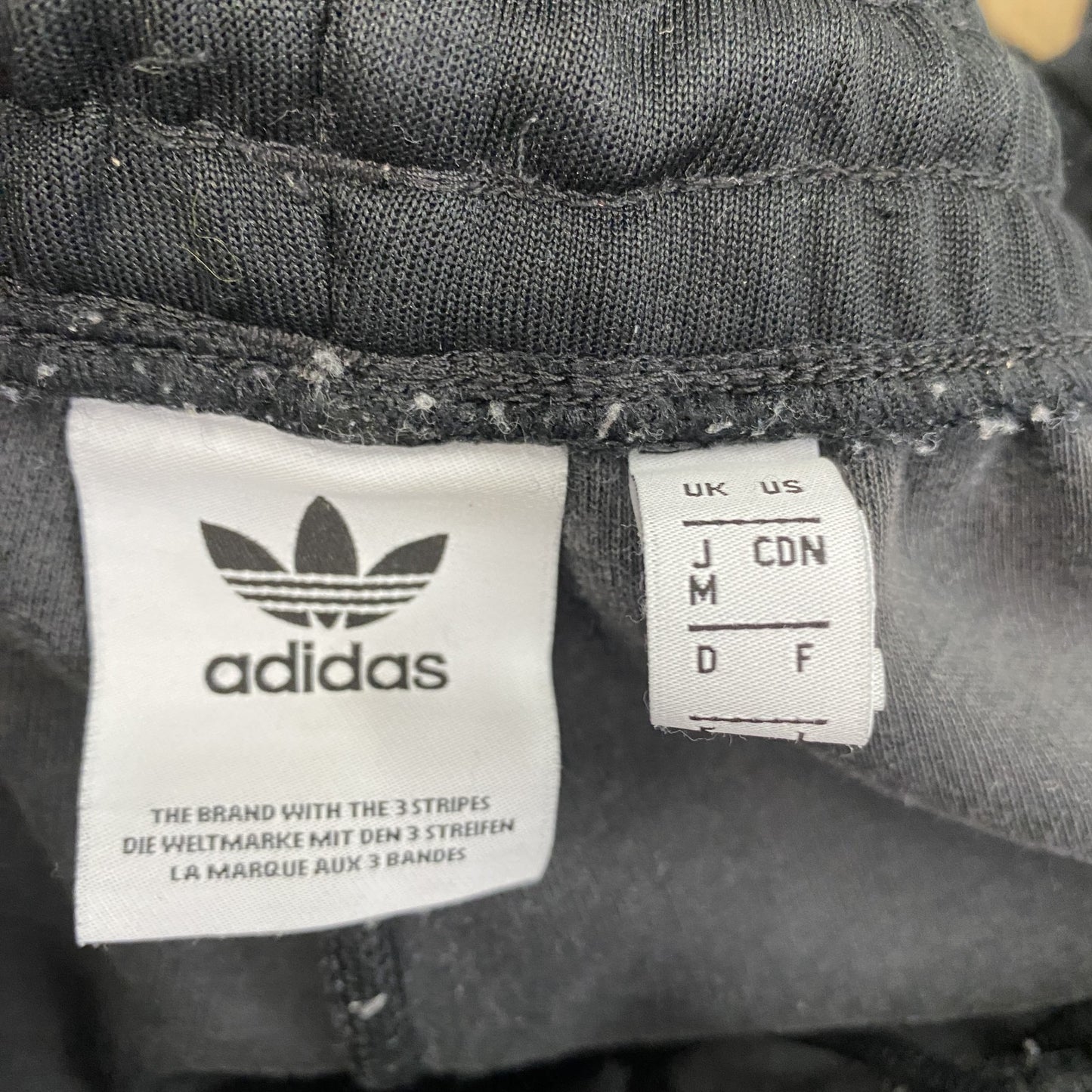 adidas アディダス トラックパンツ トレフォイル 黒 ブラック Mサイズ