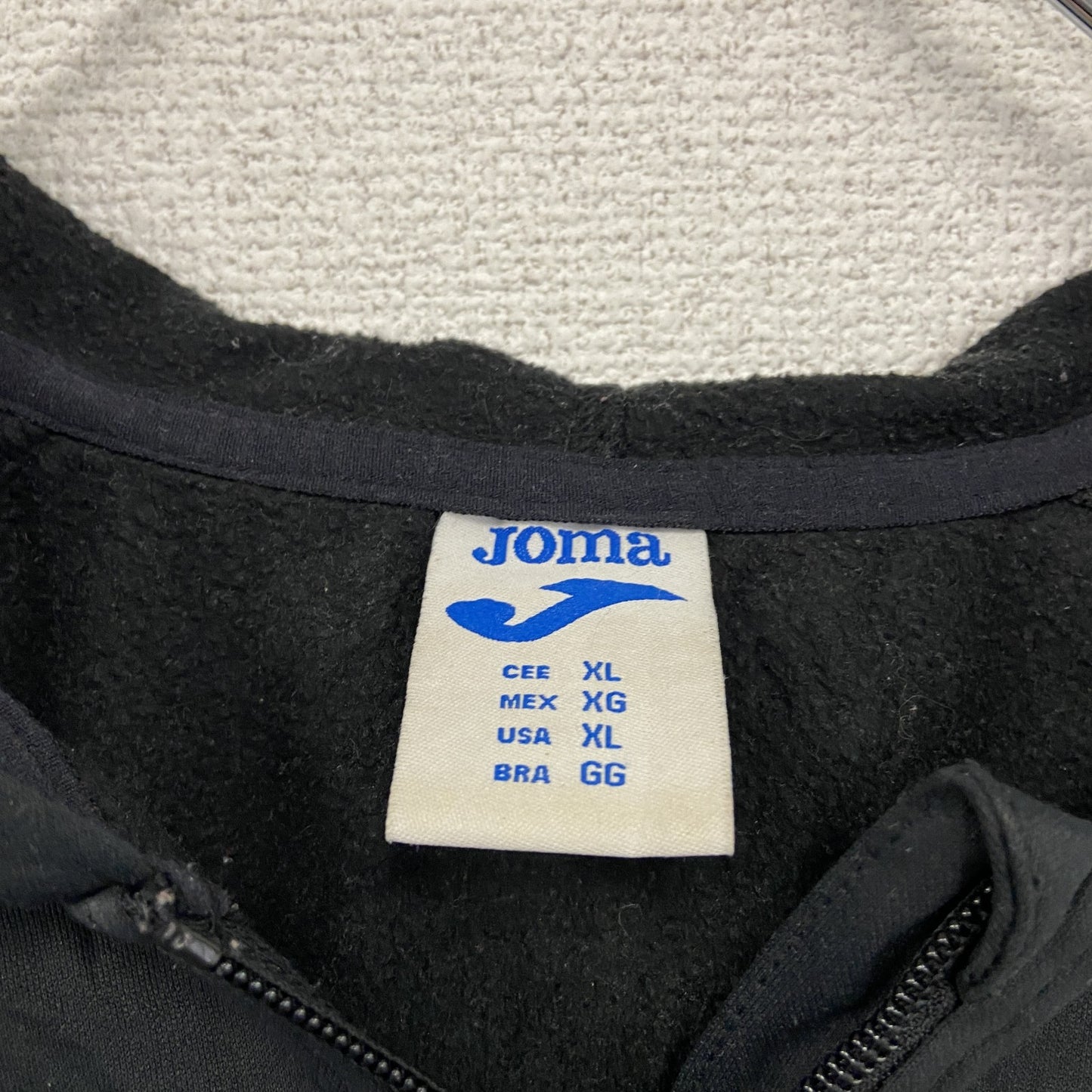 Joma トラックジャケット/ジャージパーカー 黒 ブラック XLサイズ